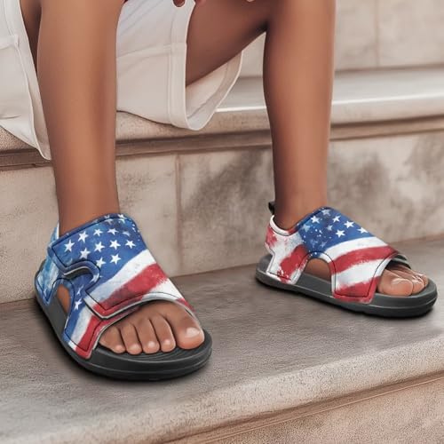 Boys Girls Sandals Open-Toe Summer Outdoor Unisex Child Sport Sandals Athletic Lightweight Water Hiking Shoes4