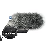Micover Slipover Fur Windscreen for SHURE LensHopper VP83F and VP83 Microphones