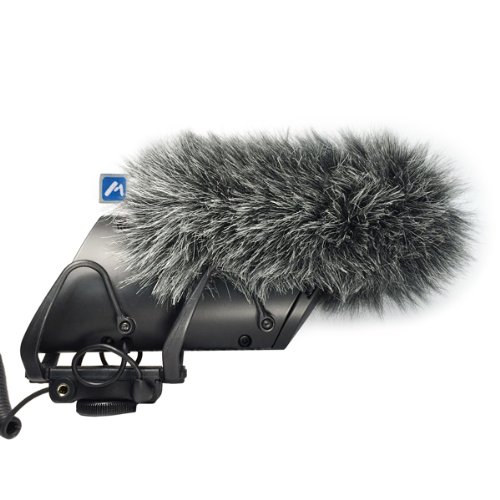 Micover Slipover Fur Windscreen for SHURE LensHopper VP83F and VP83 Microphones