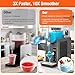 Kourice Slushie Machine No Ice Needed Slushy Machine 92oz Capacity Margarita Machine with 6 Preset Programs LED Display Self-Clean Frozen Drink Maker for Slush Margaritas Smoothie Frappés Milk Shakes