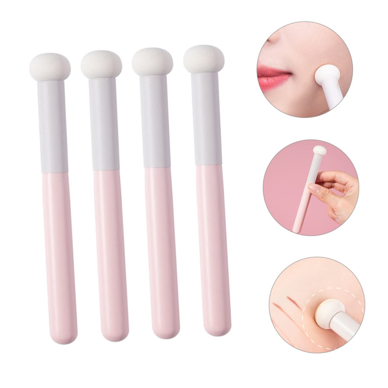 Healeved 20stücke Teiliges Mit Multifunktionalen Make-up-schwämmen Und Pinsel Für Foundation Concealer Und Puder Für Zuhause Salon Und Reisen