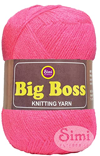 Image of Big Ball Melon (600 gm) Wool Ball Hand Knitting Wool /Art Craft Soft Fingering Crochet Hook Yarn, Needle Knitting Yarn Thread dyeA A BB