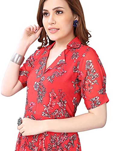 Image of Satrani Selvia Women's Fit & Flare Knee Length Dress