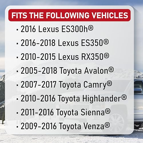 Image of HVAC Air Blend Door Actuator Heater Replacement by AA Ignition - Compatible with Lexus & Toyota - ES300h, ES350, RX350, Avalon, Camry, Highlander, Sienna - Replaces 604-906, 87106-07120 - Right Main