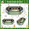 2026 World Cup 2 Pack Soccer Party Decorations Food Serving Tray- 9 Compartment Soccer Field Snack Tray, Serving Platter for Game Day, Birthday Party Supplies, Sports Event & Fan Celebration