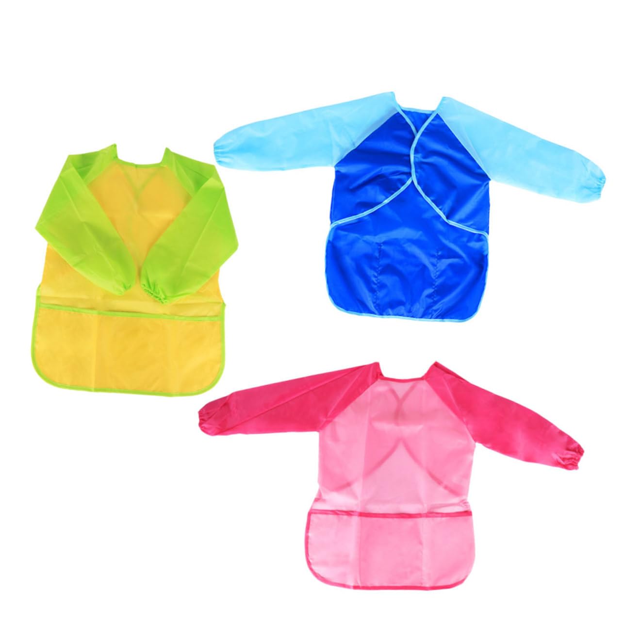 TOYANDONA 9 Pz camice da disegno grembiule da bambino bavaglino impermeabile grembiule artistico per bambini rivestimento del cappotto di pittura usura inversa da lavoro abito