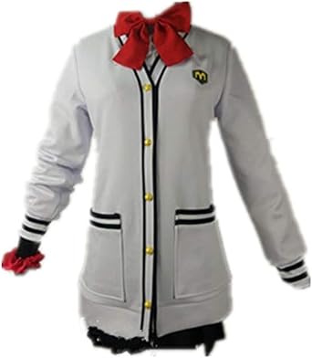 Cos Anime Takarada Rikka Cosplay School Uniform Costume Set with Coat Socks Women Girl