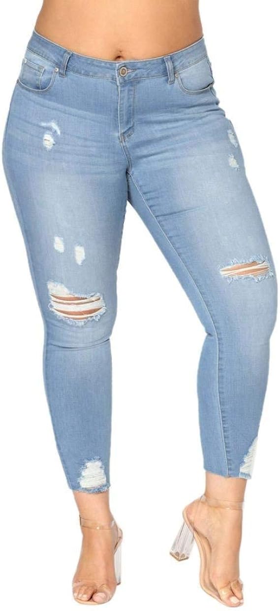 Pantaloncini Jeans Strappati con Lampo Dietro Donna JEA009
