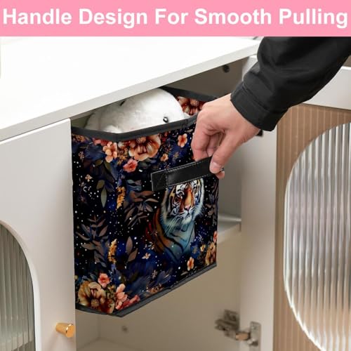 Boîte de rangement pliable tigre pour optimiser les petits espaces et placards encombrés - 6