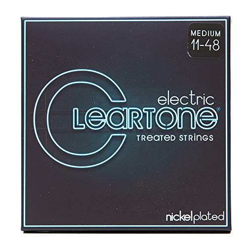 Jeu de cordes pour guitare électrique Cleartone CL9411 bleu de rechange
