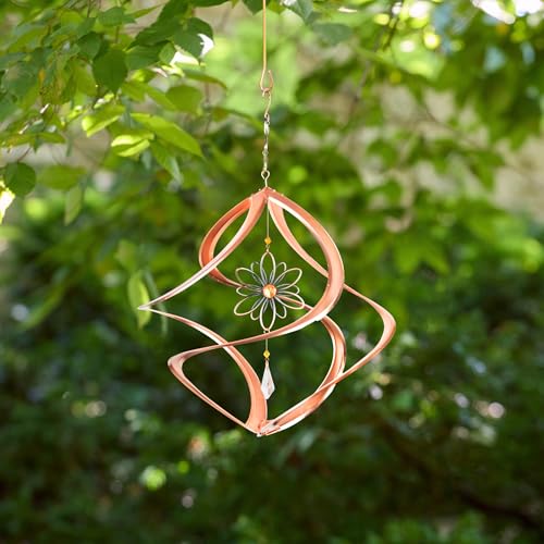 Cosmix Wind Spinner militaire avec spirale et fleur métallique Red Carpet Studios