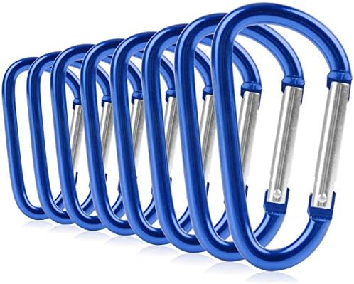 Carabiner Clip 3″ Aluminum D-Ring Spring Loaded