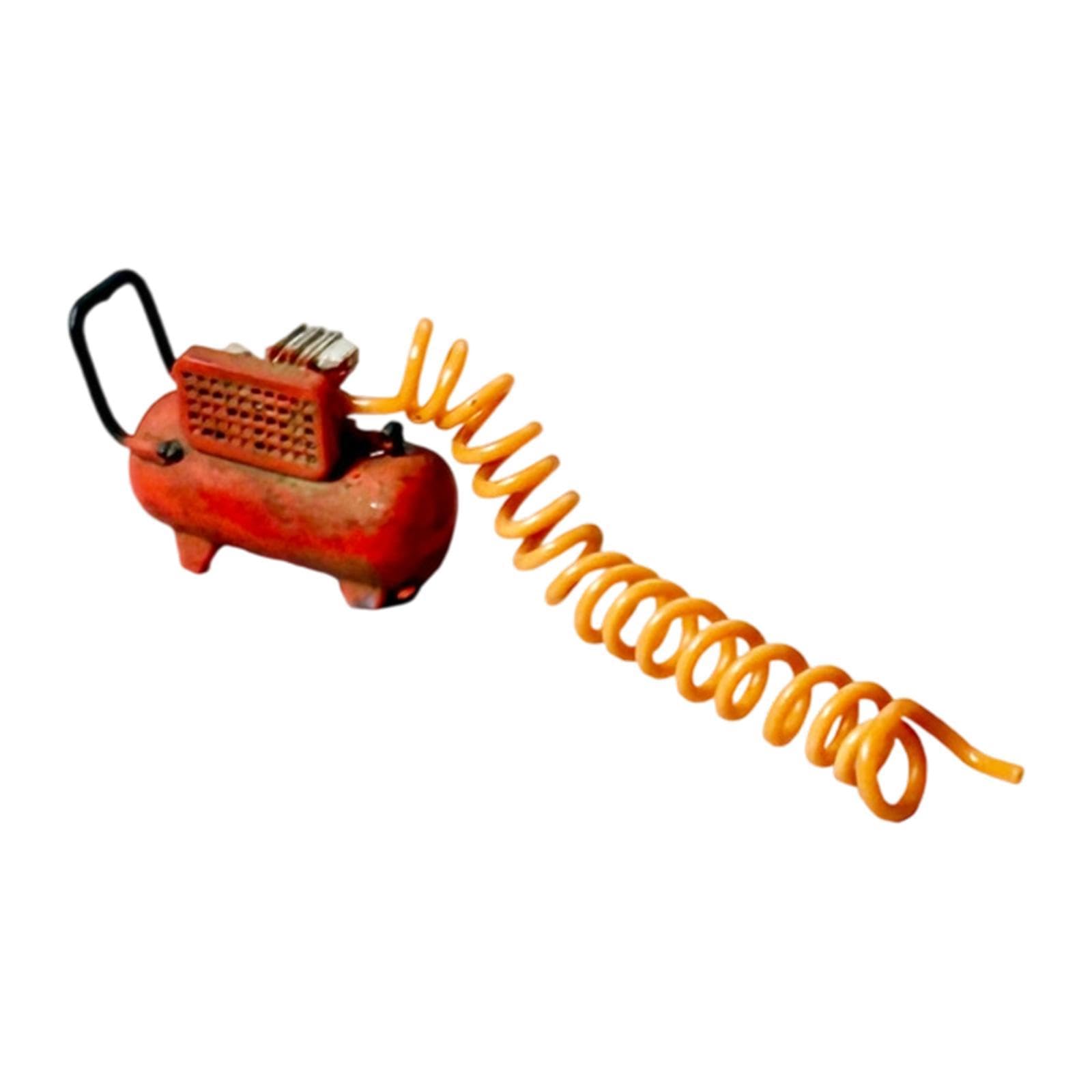 Generic 1/64 Diorama Garage Tools, Workshop Model, Workshop Repair Tools, Miniature, Air Pump