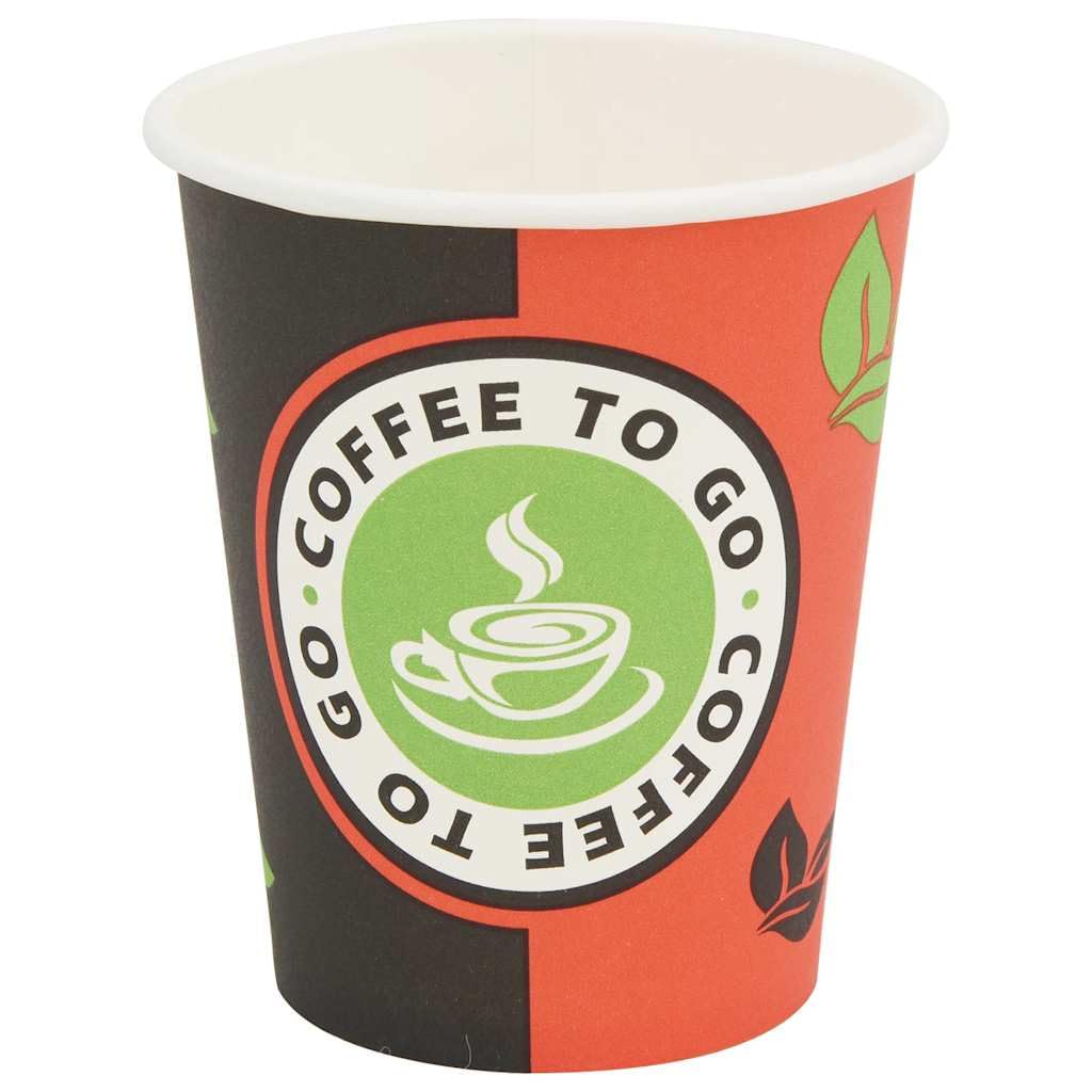 Bicchiere da caffè usa e getta 1000 pezzi Carta 240 ML (8 once) Bicchieri usa e getta Tazza per caffè, Cureaux ed eventi