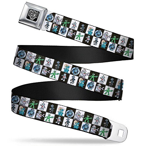 Cinturón Buckle-Down de robot de 32 a 52 pulgadas ajustable para pantalones de hombre