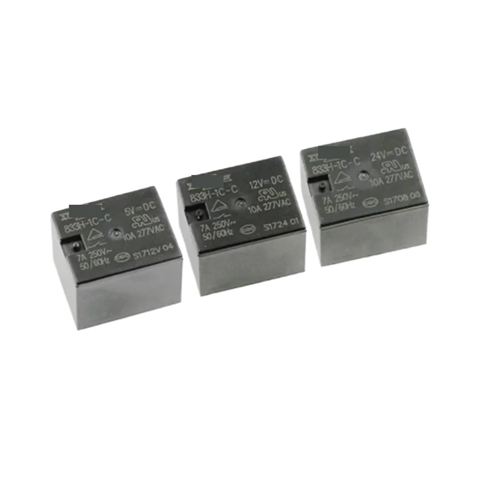 Relais 833H-1C-C à haute sensibilité pour commutation stable en 5V 12V 24V