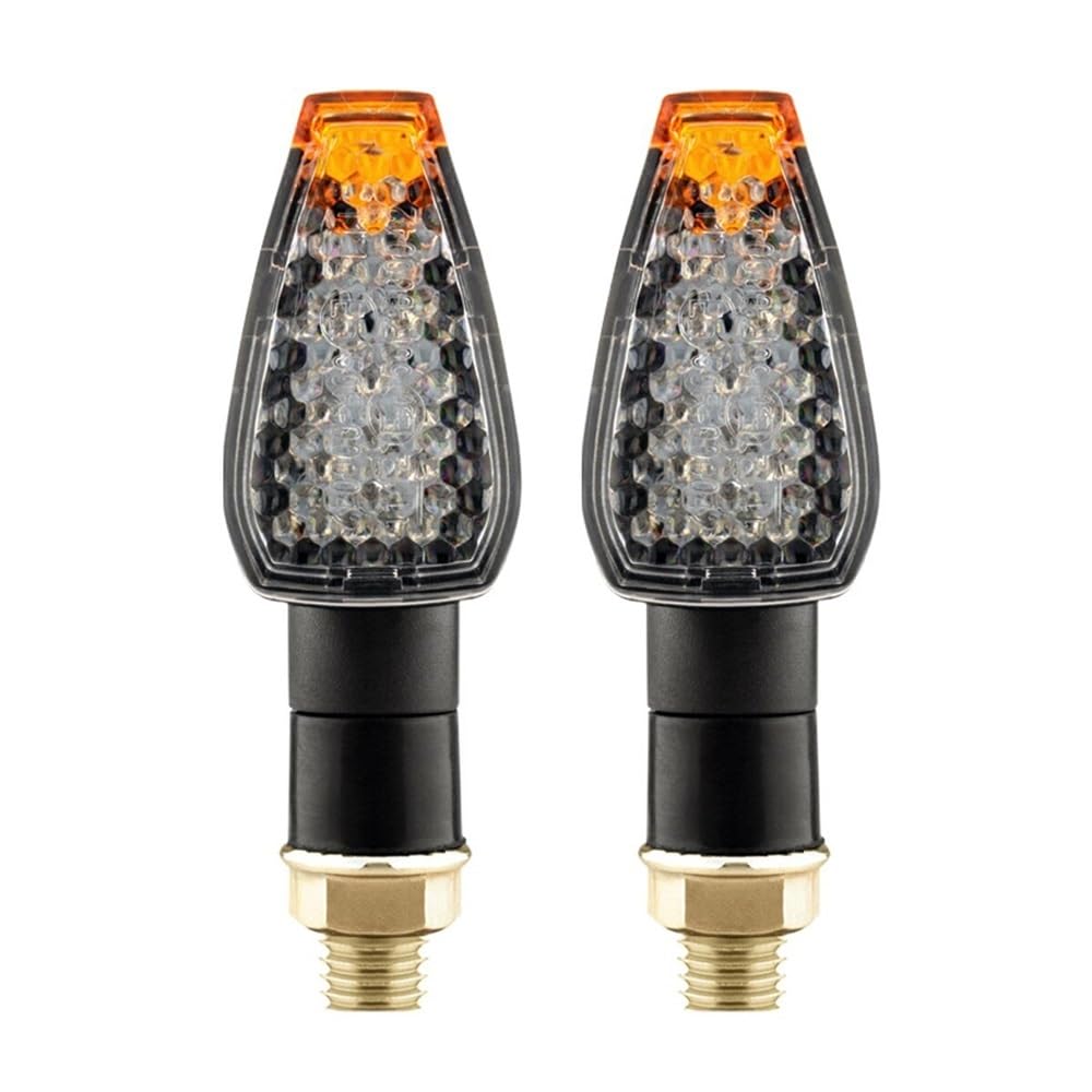 Intermitentes de motocicleta universales y flexibles con iluminación diurna integrada 7