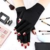 3-Pairs-UV-Shield-Glove-Gel-Manicures-Glove-Anti-UV-Fingerless-Gloves-Protect-Hands-from-UV-Light-Lamp-Manicure-Dryer-Black Syhood 3 Pair UV Light Glove for Gel Nail Lamp Manicure Glove Anti UV Fingerless Gloves Protect Hands from Nail Lamp Manicure