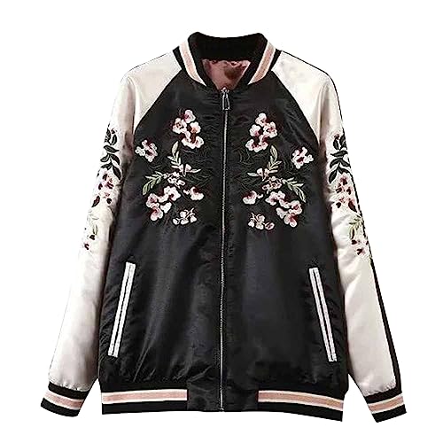 Amazon.com: Viport Women's Floral Phoenix Embroidered Reversible