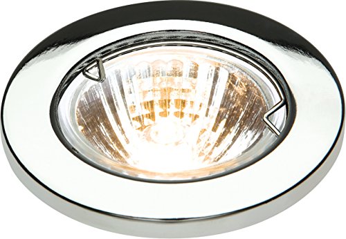 Knightsbridge Low Voltage Downlight, Metal, 50 W, Chrome