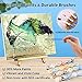 WISKALON Pintar por Numeros 40cm x 50cm Lienzo Pintura para Adultos y...