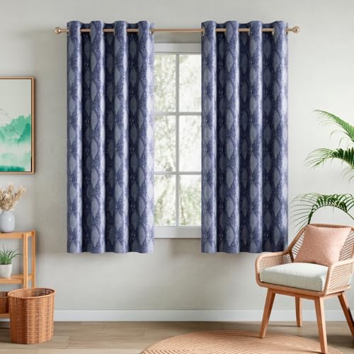Rivermoor Window Curtains 5 feet Set of 2, 114 x 152 cm, 50% Room...