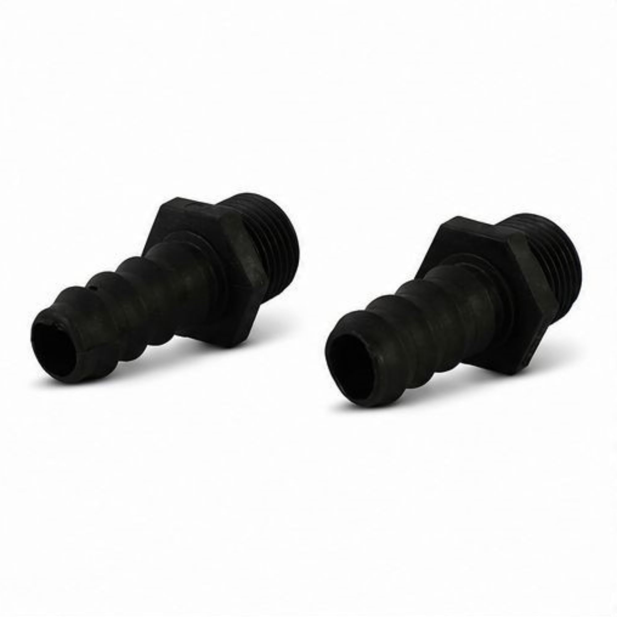 DRIP Adaptor - Threaded - Nipple - 1/2 INCH (M-THD) X 16MM (Barb)- Black - (PACK-10)-image-30