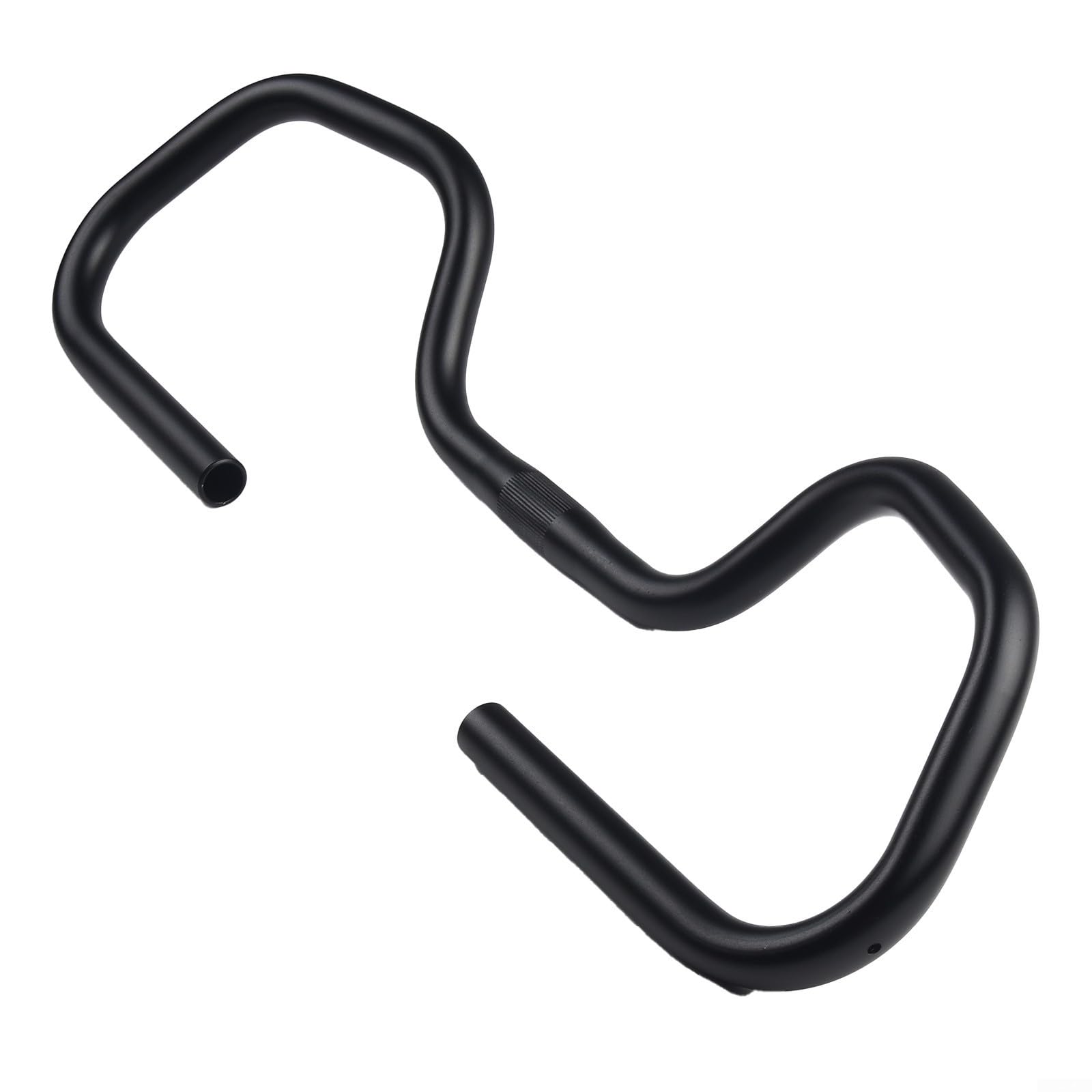 Guidon en aluminium durable pour vélo de randonnée 25 4 mm 580 mm, noir (25,4 mm)