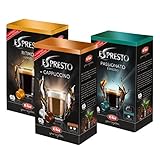 K-fee Kapseln Kapsel Adapter Nachfüll Set, passend für Dolce Gusto Maschinen, Espresso, Lungo, Cappuccino, ohne Kapseladapter, 48 Kaffee Kapseln