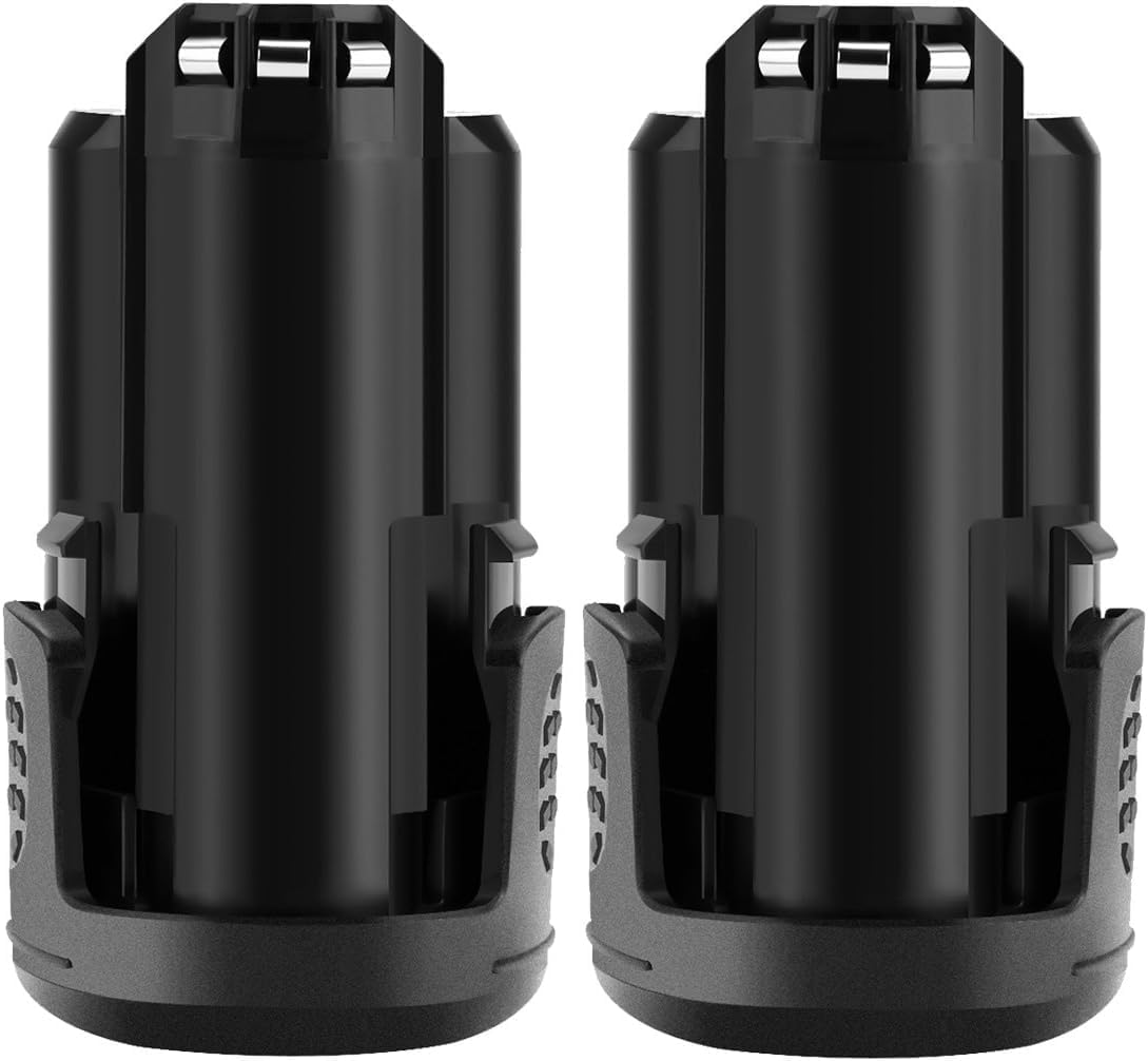 Exmate 2Pack 3000mAh 12V Battery Compatible with Dremel 8200 8220 8300 B812-01 B812-02 B812-03 Cordless Tools