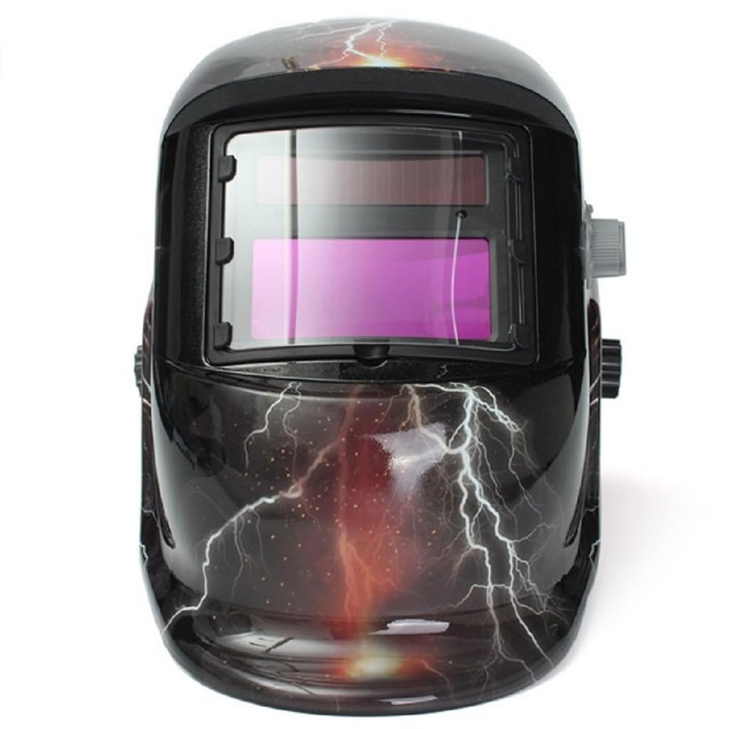 Moxic Auto Darkening Solar Powered Welding Helmet Mask Skull King with Hook