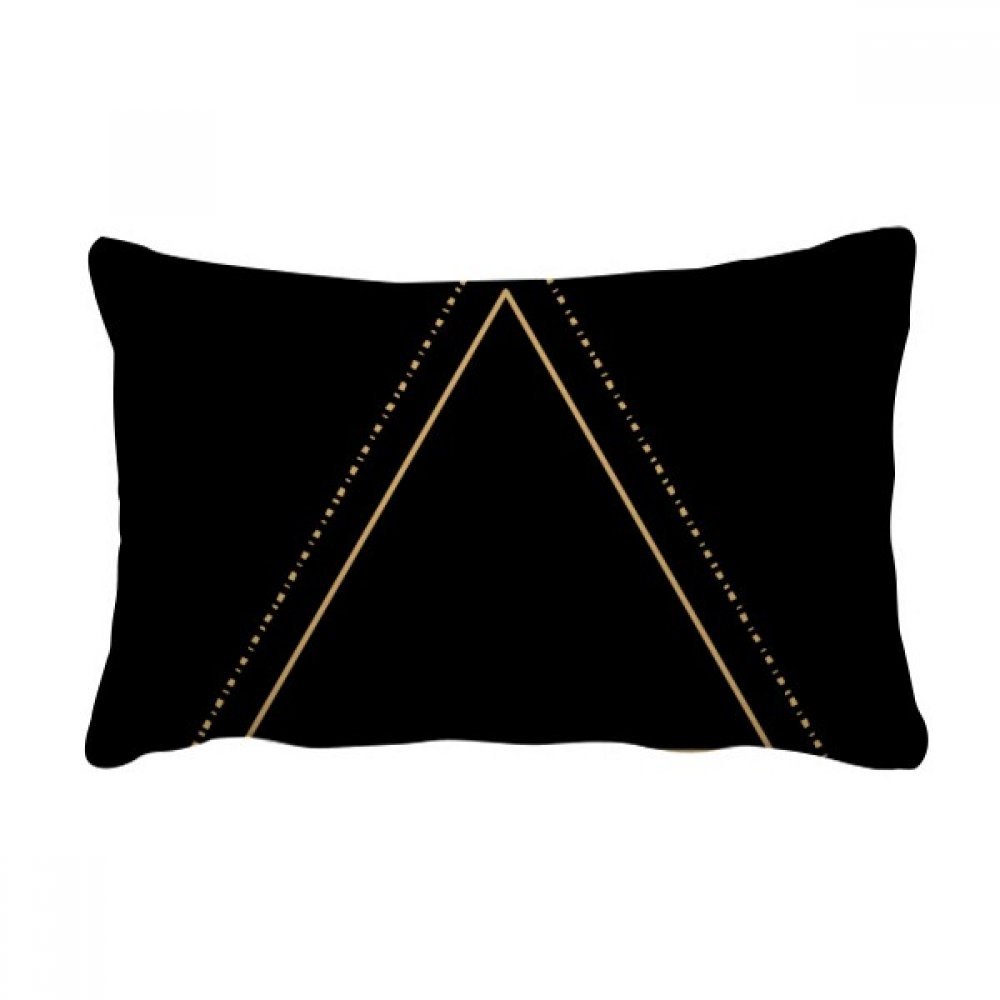 Oreiller lombaire triangle totem 40x60 coussin canapé multicolore