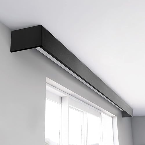 Miniatura 2 de zshine Panel de cortina sin pistas Cenefa decorativa Montaje en techo o pared Personalizar longitud para persianas enrollables, persianas