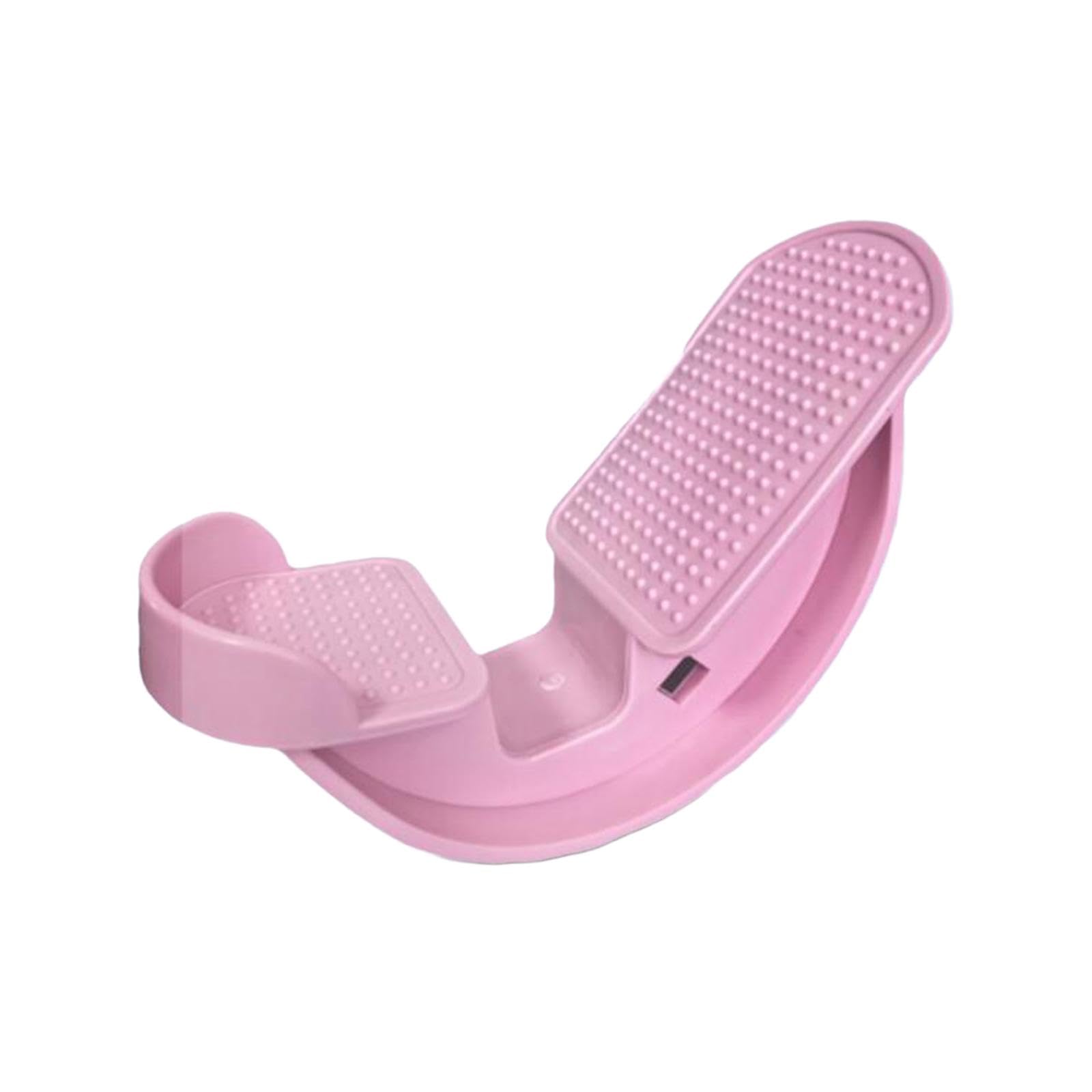 rockible Foot Rocker Foot Tilting Yoga Office Use Stretches Strained Leg Muscle Tight Calves Calf Stretcher Calf Stretching Tool, pink