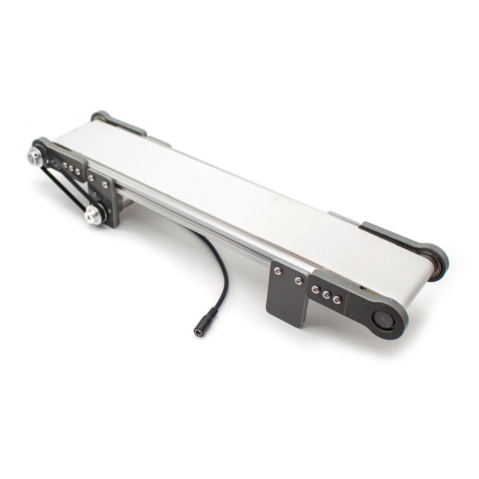 Mini Cinta transportadora eléctrica de Escritorio de 10 x 50 cm Dispositivo de Experimento de fricción con Modelo de Ascensor para Hacer uno Mismo Velocidad Ajustable de 0 a 116 RPM