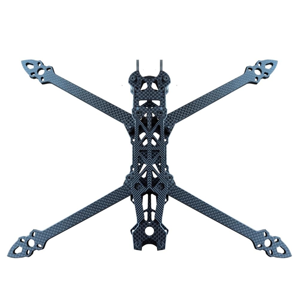 Spare parts Mark4 7 pollici 295 mm con braccio da 5 mm Telaio quadricottero 3K in fibra di carbonio 7 "FPV Freestyle RC Racing Drone con parti di stampa compatibili con FPV fai-da-te(Frame only)