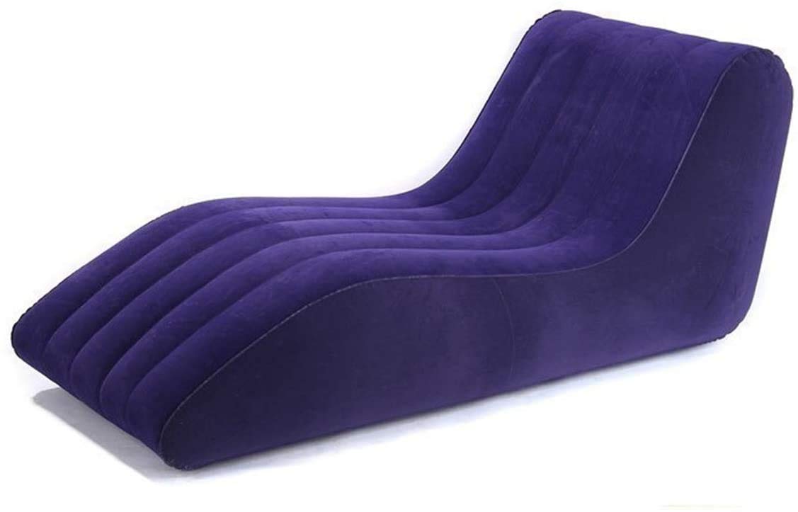 Silla Sillas Sofá Inflable Sexo Adulto Juego Atractivo De Muebles Amor Informes Sexuales Sofás Cama para Parejas,Azul