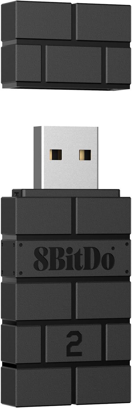 Wireless USB Adapter 2 for Switch, Switch OLED, Windows PC, Mac and Raspberry Pi, for PS5, PS4, Switch Pro Controller and More (Nintendo Switch//)