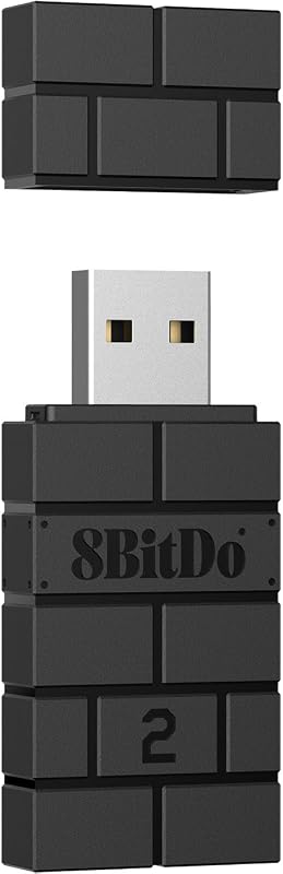 Adaptador inalámbrico USB 8BitDo 2 (edición negra)
