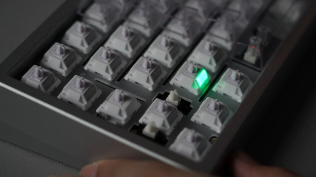 Image of MELETRIX 35pcs Morandi 5-Pin Linear Mechanical Keyboard Switches for Mechanical Keyboard, Focused Bottom-Out Feedback and Crisp, High-Transmittance PMMA Light Guide, Even RGB Illumination