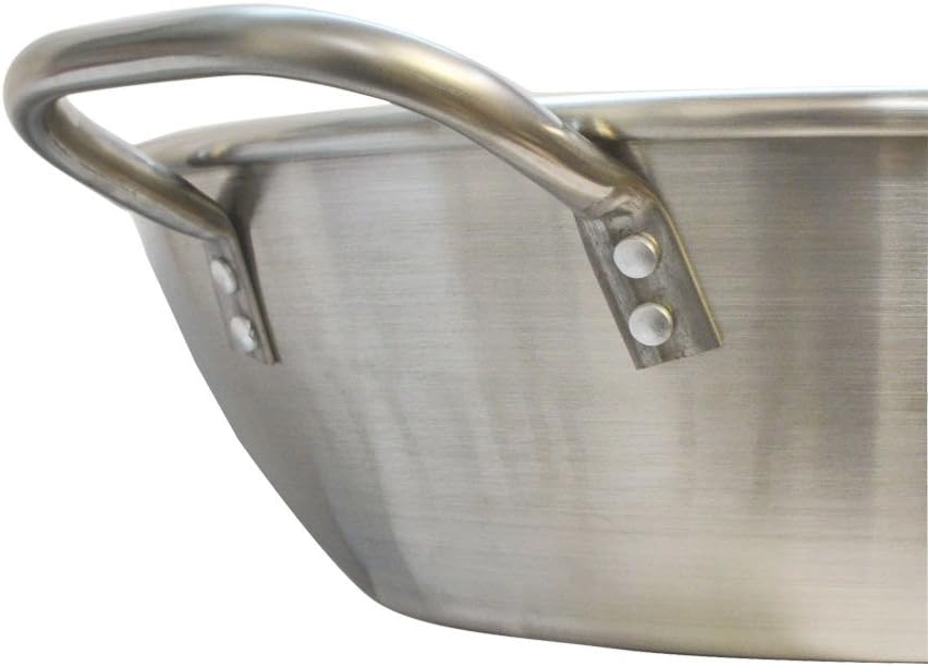 Portable 19'' Cazo LARGE FLat Cooking Pot Pan Wok Caso L Carnitas Gas Stove Burner