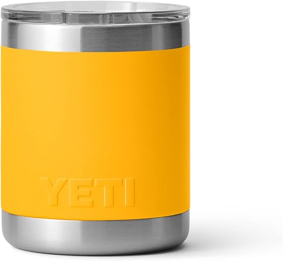 YETI Rambler 10 oz Lowball, Vacuum Insulated, Stainless Steel with MagSlider Lid