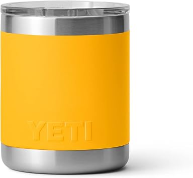 YETI Rambler 10 oz Lowball, Vacuum Insulated, Stainless Steel with MagSlider Lid