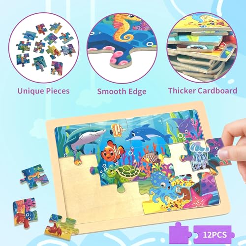 Puzzle Infantil Madera Temática 3 Años miniatura 2