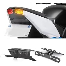 Motorcycle License Plate Holder with Light Fit for Suzuki GSX 8S gsx8s GSX 8R gsx8r2023-2025 Integrated LED Turn Signal Brake Light Tail Tidy Fender Eliminator Kit Tailstock Rear Frame Bracket