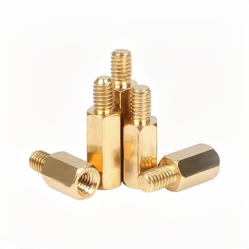 60pcs Entretoises Hexagonales Laiton M3 (8+6mm) Mâle-femelle Pour PCB - Uxcell