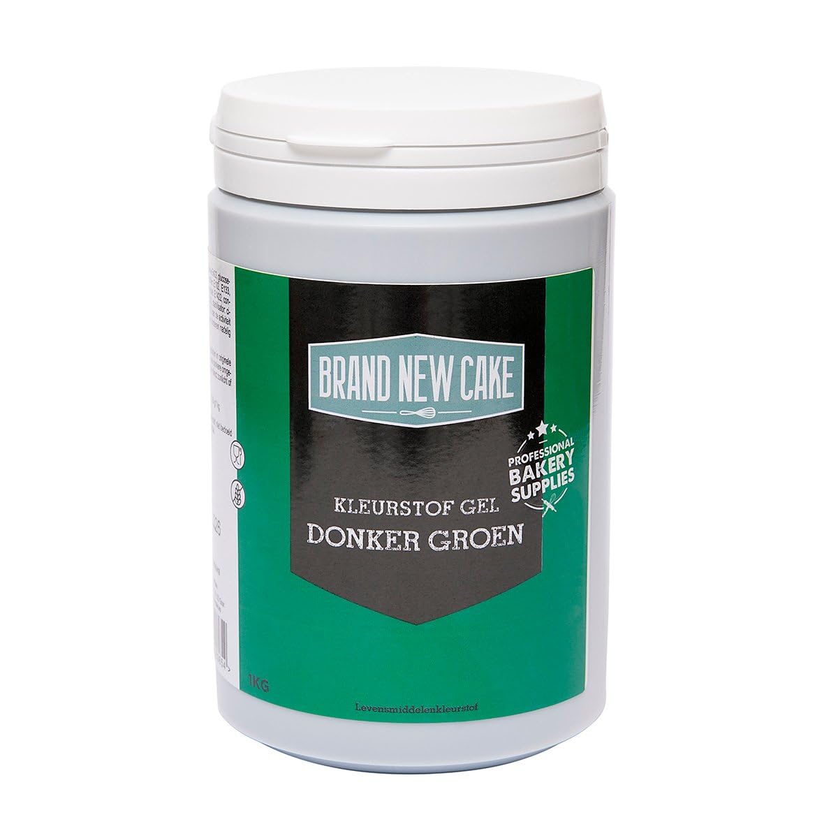 BrandNewCake® Colorant Gel Vert Foncé 1kg - Colorant Alimentaire Comestible - Idéal pour la Pâtisserie
