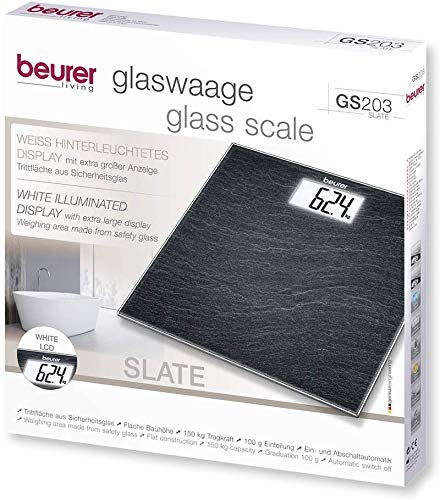 BEURER GS 203 Slate Pèse personne en verre Imitation - vue 5