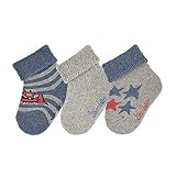 Sterntaler Baby-Jungen Baby-söckchen 3er-pack Bagger Socken, Tintenblau, 17-18