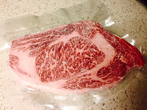 100% A5 Grade Japanese Wagyu Kobe Beef, Ribeye Steaks, Whole Piece, 24 Pound #TOP1